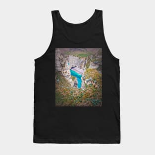 Falaise d'Aval coastline Tank Top